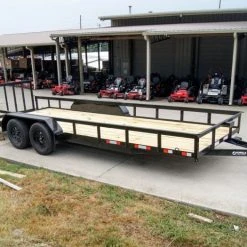 SLE Utility Trailers 6.4x20 Dovetail Utility Trailer (2) 3500lb Axles