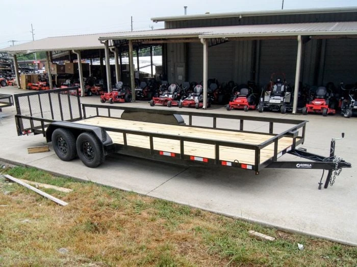SLE Utility Trailers 6.4x20 Dovetail Utility Trailer (2) 3500lb Axles 3 SLE Utility Trailers 6.4x20 Dovetail Utility Trailer (2) 3500lb Axles