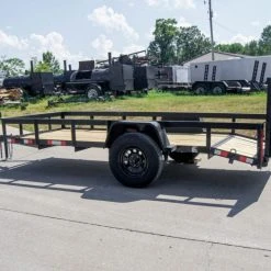 SLE Utility Trailers 5' X 12' Dovetail Utility Trailer 3,500lb Single Axle -SLE Equipment shop dsc08191 1