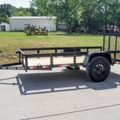 SLE Utility Trailers 5x10 Dovetail Utility Trailer 3500lb Axle -SLE Equipment shop dsc08205 1