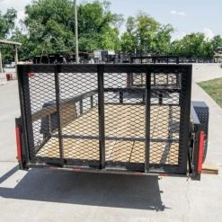 SLE Utility Trailers 5x10 Dovetail Utility Trailer 3500lb Axle -SLE Equipment shop dsc08207 1