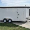SLE Enclosed Trailers 7x16 White V-Nose Enclosed Trailer With Elect Pkg (2) 3500lb Axle Storage 2 SLE Enclosed Trailers 7x16 White V-Nose Enclosed Trailer With Elect Pkg (2) 3500lb Axle Storage -SLE Equipment shop dsc08334 1