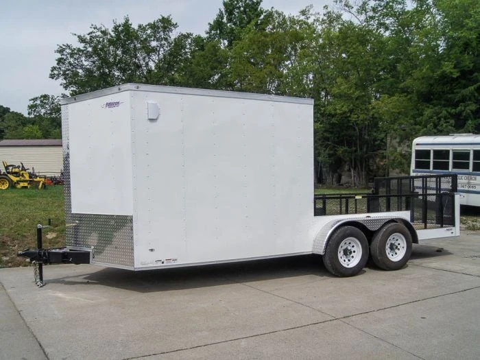 SLE Utility Trailers 7x18 Hybrid Enclosed Trailer With Side Door (2) 5,200lb Axles Storage 4 SLE Utility Trailers 7x18 Hybrid Enclosed Trailer With Side Door (2) 5,200lb Axles Storage - Image 2