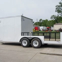 SLE Utility Trailers 7x18 Hybrid Enclosed Trailer With Side Door (2) 5,200lb Axles Storage 10 SLE Utility Trailers 7x18 Hybrid Enclosed Trailer With Side Door (2) 5,200lb Axles Storage -SLE Equipment shop dsc08354 1