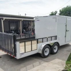 SLE Utility Trailers 7x18 Hybrid Enclosed Trailer With Side Door (2) 5,200lb Axles Storage 13 SLE Utility Trailers 7x18 Hybrid Enclosed Trailer With Side Door (2) 5,200lb Axles Storage -SLE Equipment shop dsc08357 1
