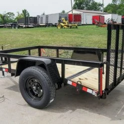 SLE Utility Trailers 5x8 Dovetail Utility Trailer Single 3,500lb Axle -SLE Equipment shop dsc08372 2