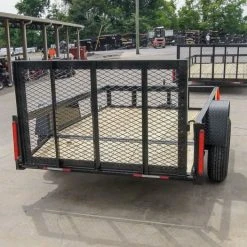 SLE Utility Trailers 5x8 Dovetail Utility Trailer Single 3,500lb Axle -SLE Equipment shop dsc08373 2