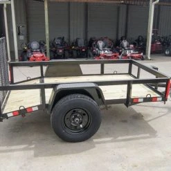 SLE Utility Trailers 5x8 Dovetail Utility Trailer Single 3,500lb Axle