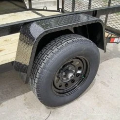 SLE Utility Trailers 5x8 Dovetail Utility Trailer Single 3,500lb Axle -SLE Equipment shop dsc08376