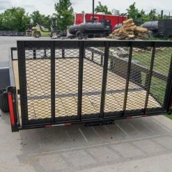 SLE Utility Trailers 6.4x12 Dovetail Utility Trailer Painted 3500lb Axle -SLE Equipment shop dsc08401