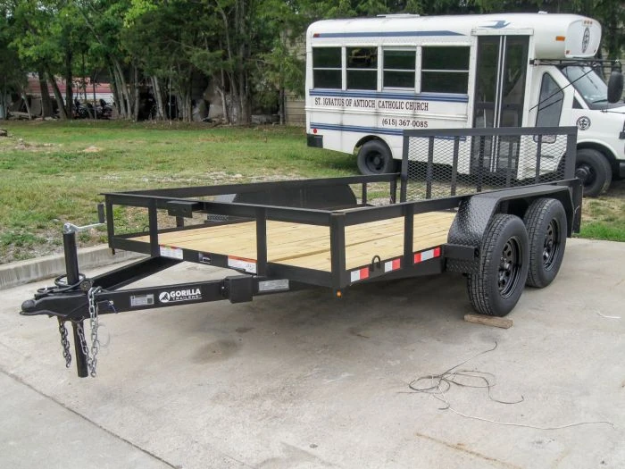 SLE Utility Trailers 6.4' X 12' Tandem Axle Dovetail Utility Trailer With Gate & Lights 4 SLE Utility Trailers 6.4' X 12' Tandem Axle Dovetail Utility Trailer With Gate & Lights - Image 2