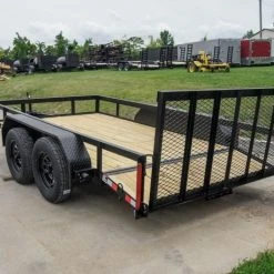 SLE Utility Trailers 6.4' X 12' Tandem Axle Dovetail Utility Trailer With Gate & Lights 10 SLE Utility Trailers 6.4' X 12' Tandem Axle Dovetail Utility Trailer With Gate & Lights -SLE Equipment shop dsc08421 2