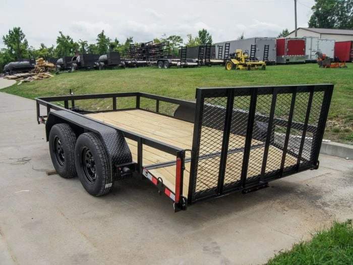 SLE Utility Trailers 6.4' X 12' Tandem Axle Dovetail Utility Trailer With Gate & Lights 5 SLE Utility Trailers 6.4' X 12' Tandem Axle Dovetail Utility Trailer With Gate & Lights - Image 3