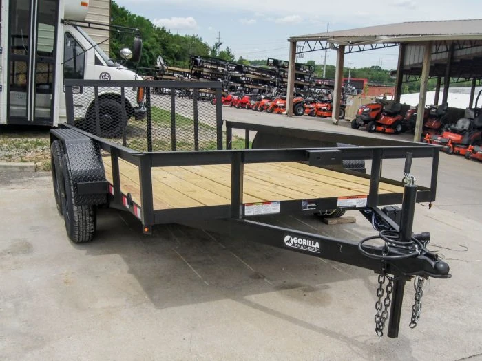 SLE Utility Trailers 6.4' X 12' Tandem Axle Dovetail Utility Trailer With Gate & Lights 7 SLE Utility Trailers 6.4' X 12' Tandem Axle Dovetail Utility Trailer With Gate & Lights - Image 5