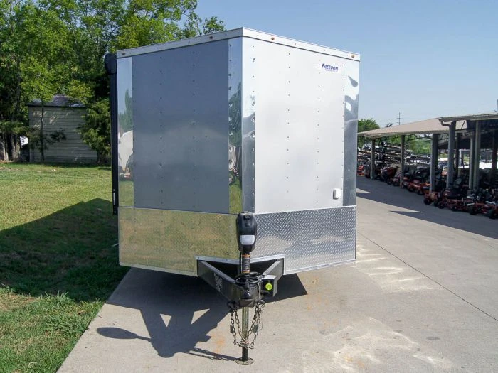 SLE Enclosed Trailers 8.5x24 Custom Silver Enclosed Trailer ATP Floor (2) 5200lb Axle Storage 4 SLE Enclosed Trailers 8.5x24 Custom Silver Enclosed Trailer ATP Floor (2) 5200lb Axle Storage - Image 2