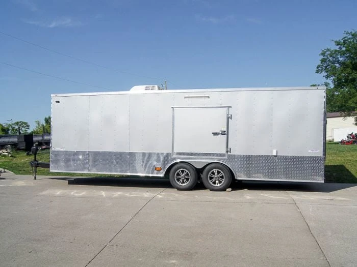SLE Enclosed Trailers 8.5x24 Custom Silver Enclosed Trailer ATP Floor (2) 5200lb Axle Storage 5 SLE Enclosed Trailers 8.5x24 Custom Silver Enclosed Trailer ATP Floor (2) 5200lb Axle Storage - Image 3