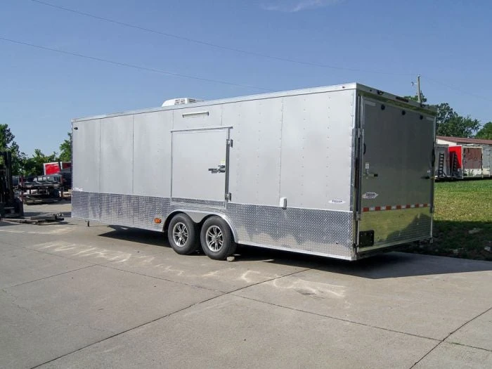 SLE Enclosed Trailers 8.5x24 Custom Silver Enclosed Trailer ATP Floor (2) 5200lb Axle Storage 6 SLE Enclosed Trailers 8.5x24 Custom Silver Enclosed Trailer ATP Floor (2) 5200lb Axle Storage - Image 4