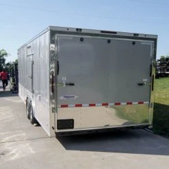 SLE Enclosed Trailers 8.5x24 Custom Silver Enclosed Trailer ATP Floor (2) 5200lb Axle Storage 12 SLE Enclosed Trailers 8.5x24 Custom Silver Enclosed Trailer ATP Floor (2) 5200lb Axle Storage -SLE Equipment shop dsc08567 1