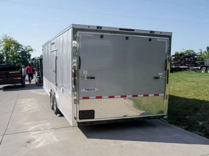 SLE Enclosed Trailers 8.5x24 Custom Silver Enclosed Trailer ATP Floor (2) 5200lb Axle Storage 7 SLE Enclosed Trailers 8.5x24 Custom Silver Enclosed Trailer ATP Floor (2) 5200lb Axle Storage - Image 5