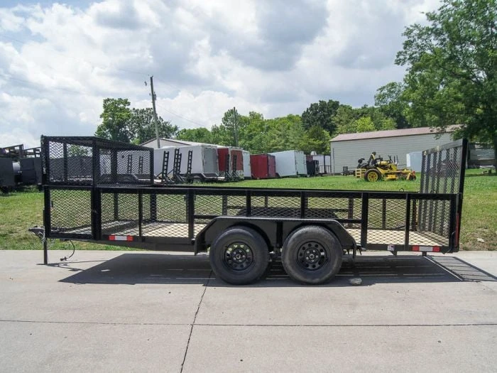 SLE Utility Trailers 7x16 Straight Deck Utility Trailer With Stacked Baskets (2) 3500lb Axle 5 SLE Utility Trailers 7x16 Straight Deck Utility Trailer With Stacked Baskets (2) 3500lb Axle - Image 3