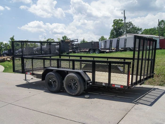 SLE Utility Trailers 7x16 Straight Deck Utility Trailer With Stacked Baskets (2) 3500lb Axle 6 SLE Utility Trailers 7x16 Straight Deck Utility Trailer With Stacked Baskets (2) 3500lb Axle - Image 4