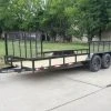 SLE Utility Trailers 7x18 Dovetail Utility Trailer With Side Gate (2) 3,500lb Axles -SLE Equipment shop dsc08719 1