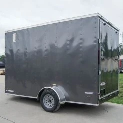 SLE Enclosed Trailers 7x12 Charcoal V-Nose Custom Enclosed Trailer 3500lb Axle With Brake Storage 11 SLE Enclosed Trailers 7x12 Charcoal V-Nose Custom Enclosed Trailer 3500lb Axle With Brake Storage -SLE Equipment shop dsc08737