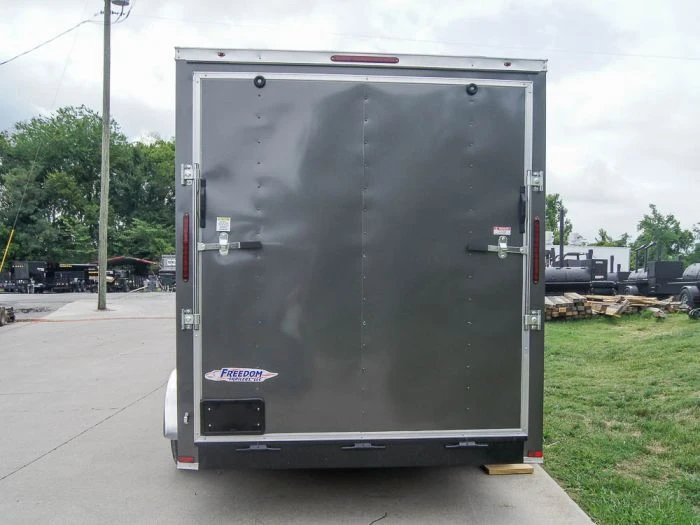 SLE Enclosed Trailers 7x12 Charcoal V-Nose Custom Enclosed Trailer 3500lb Axle With Brake Storage 7 SLE Enclosed Trailers 7x12 Charcoal V-Nose Custom Enclosed Trailer 3500lb Axle With Brake Storage - Image 5
