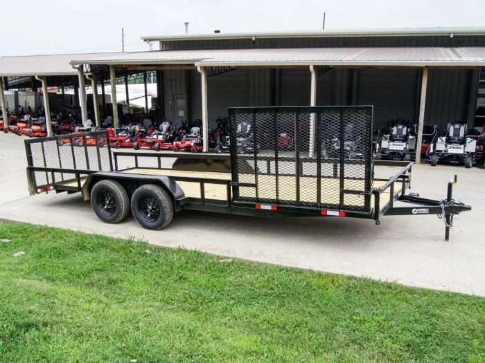 SLE Utility Trailers 7' X 20' Tandem Axle Dovetail Utility Trailer With Side Gate 8 SLE Utility Trailers 7' X 20' Tandem Axle Dovetail Utility Trailer With Side Gate - Image 6