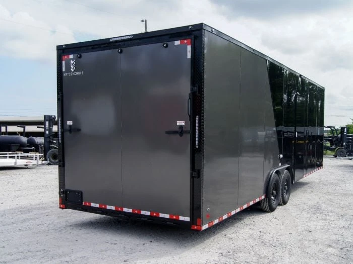 SLE Enclosed Trailers 8.5x28 Charcoal/Black Enclosed Trailer With Blackout Pkg (2) 7K Axles Storage 8 SLE Enclosed Trailers 8.5x28 Charcoal/Black Enclosed Trailer With Blackout Pkg (2) 7K Axles Storage - Image 6