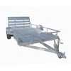 SLE Utility Trailers 6.4'x12' All Aluminum Straight Utility Trailer 3500 Lb Axle -SLE Equipment shop edited 6.4x12aluminumstraight