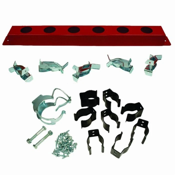 Trimmer Trap Enclosed Trailer Hand Tool Storage Rack EH-1 3 Trimmer Trap Enclosed Trailer Hand Tool Storage Rack EH-1