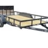 SLE Utility Trailers 6.4x14 Grey Dovetail Utility Trailer (2) 3,500 Lb Axles -SLE Equipment shop grey6x14tan