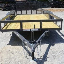 SLE Utility Trailers 6.4x14 Grey Dovetail Utility Trailer (2) 3,500 Lb Axles 10 SLE Utility Trailers 6.4x14 Grey Dovetail Utility Trailer (2) 3,500 Lb Axles -SLE Equipment shop grey6x14tan3