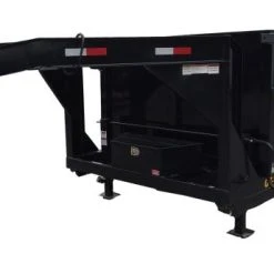 SLE Dump Trailers 7x12 Gooseneck Hydraulic Dump Trailer With 4ft Side (2) 6K Axles