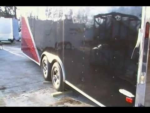 SLE Enclosed Trailers Enclosed Trailer 8.5'x24' Red & Black Equipment Hauler Storage 4 SLE Enclosed Trailers Enclosed Trailer 8.5'x24' Red & Black Equipment Hauler Storage - Image 2