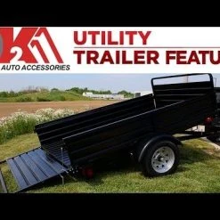 DK2 MMT5X7 Multi-Purpose 4.5' X 7.5' Steel Utility Trailer -SLE Equipment shop hqdefault 9