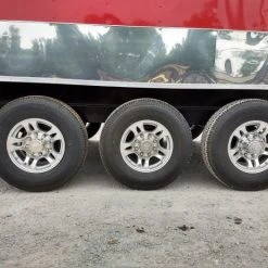 SLE Enclosed Trailer 8.5' X 30' Red And White Custom Event Storage -SLE Equipment shop img 20180516 132116471 hdr