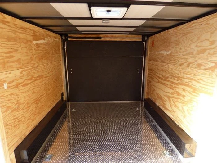 SLE Enclosed Trailers Enclosed Trailer 8.5'x12' Black - V-Nose Equipment Hauler Storage 6 SLE Enclosed Trailers Enclosed Trailer 8.5'x12' Black - V-Nose Equipment Hauler Storage - Image 4