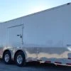 SLE Enclosed Trailers Enclosed Trailer 8.5' X 28' White Motorcycle Car Event Trailer Storage -SLE Equipment shop p1190065