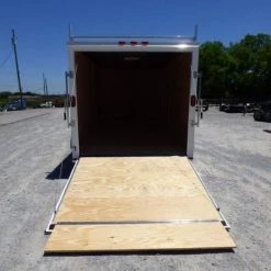 SLE Enclosed Trailers 7x14 Enclosed Trailer White V-Nose Ladder Racks (2) 3500lb Axles Storage 10 SLE Enclosed Trailers 7x14 Enclosed Trailer White V-Nose Ladder Racks (2) 3500lb Axles Storage -SLE Equipment shop p1250439edited