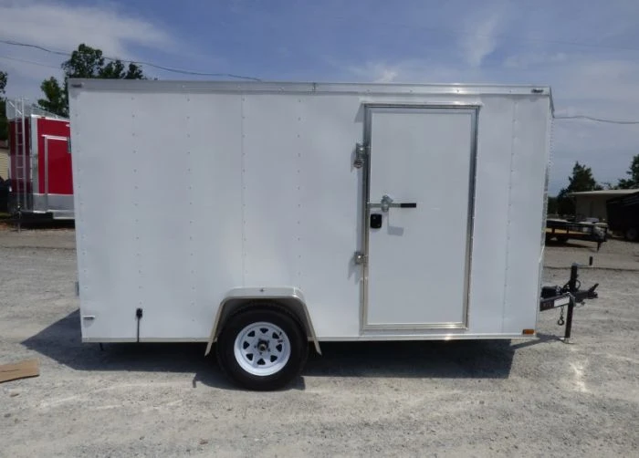 SLE Enclosed Trailers Enclosed Trailer 7'x12' 3500 Lb Axle V-Nose W/ Barn Doors Storage 8 SLE Enclosed Trailers Enclosed Trailer 7'x12' 3500 Lb Axle V-Nose W/ Barn Doors Storage - Image 6