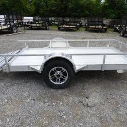 SLE Utility Trailers 5' X 10' All Aluminum Utility Trailer 3500 Lb Axle -SLE Equipment shop p1270103edited