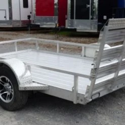 SLE Utility Trailers 6.4' X 10' All Aluminum Utility Trailer 3500 Lb Axle -SLE Equipment shop p1270104edited