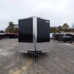 SLE Enclosed Trailers Enclosed Utility Hybrid Trailer 7'x18' With Side Ramp- Lawn Mower Equipment Hauler Storage -SLE Equipment shop p1330459