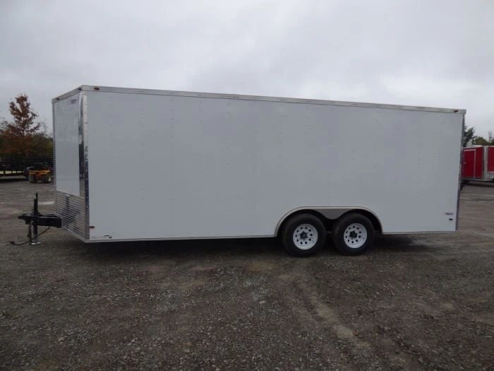 SLE Enclosed Trailers Enclosed Trailer 8.5' X 20' White 3500lb Axles - Cargo Hauler Storage 7 SLE Enclosed Trailers Enclosed Trailer 8.5' X 20' White 3500lb Axles - Cargo Hauler Storage - Image 5