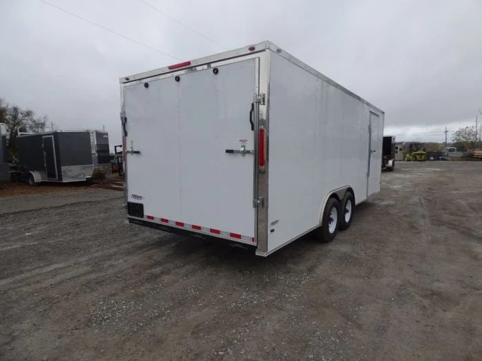 SLE Enclosed Trailers Enclosed Trailer 8.5' X 20' White 3500lb Axles - Cargo Hauler Storage 5 SLE Enclosed Trailers Enclosed Trailer 8.5' X 20' White 3500lb Axles - Cargo Hauler Storage - Image 3