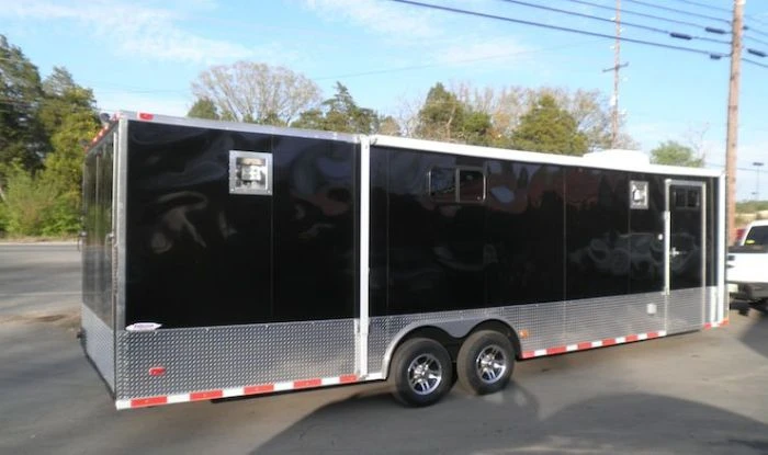 SLE Enclosed Trailers Enclosed Trailer 8.5'x28' Black - Car Equipment Hauler Storage 4 SLE Enclosed Trailers Enclosed Trailer 8.5'x28' Black - Car Equipment Hauler Storage - Image 2