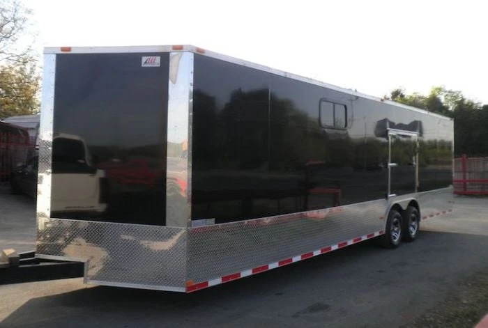 SLE Enclosed Trailers Enclosed Trailer 8.5'x28' Black - Car Equipment Hauler Storage 3 SLE Enclosed Trailers Enclosed Trailer 8.5'x28' Black - Car Equipment Hauler Storage
