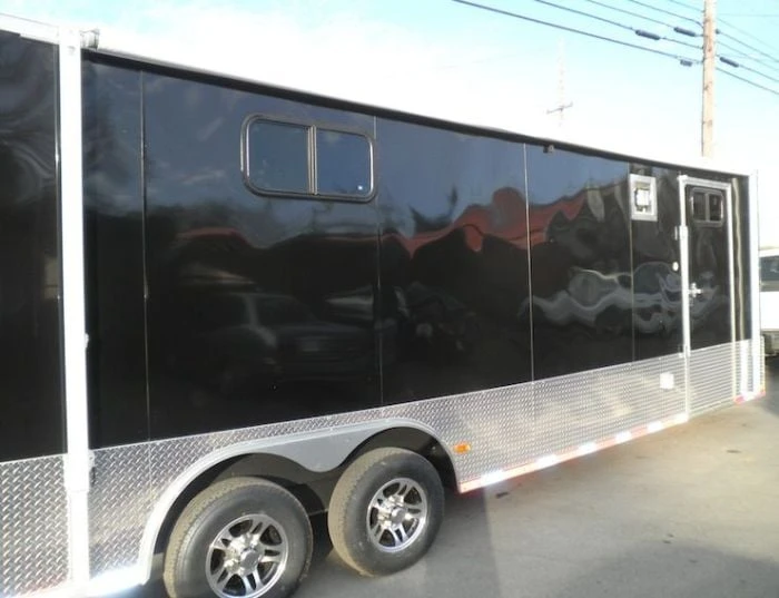 SLE Enclosed Trailers Enclosed Trailer 8.5'x28' Black - Car Equipment Hauler Storage 6 SLE Enclosed Trailers Enclosed Trailer 8.5'x28' Black - Car Equipment Hauler Storage - Image 4